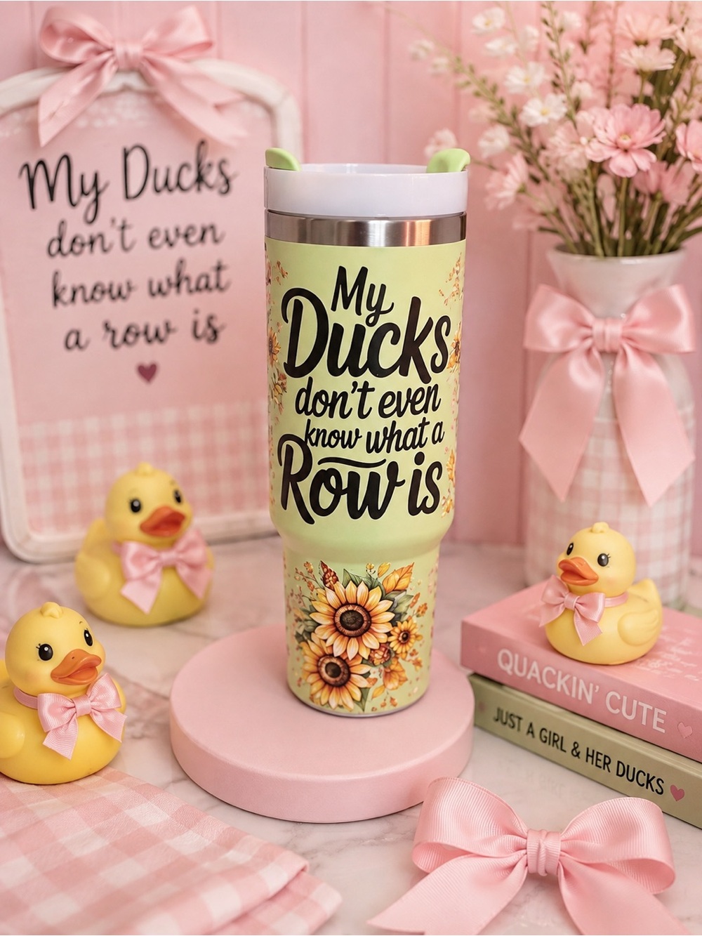 🦆🎀 Ducks Outta Row™ | 30 oz GoSip™